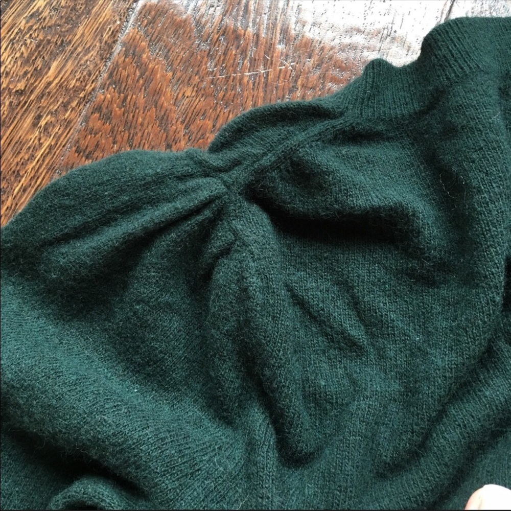 Banana Republic Forest Green Fitted Sweater Top - Picture 4 of 8